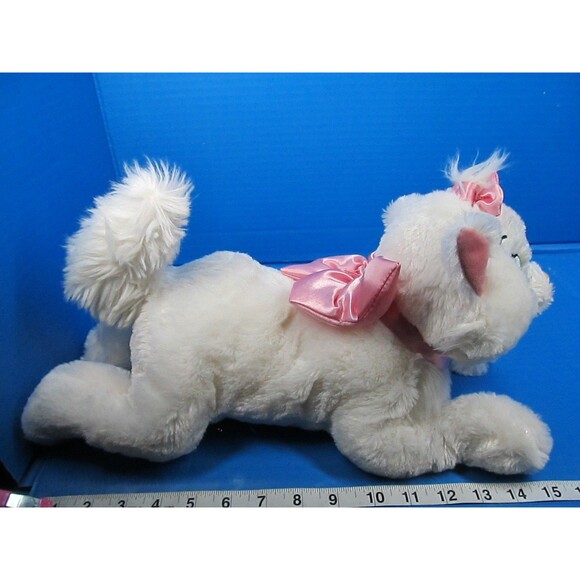 Disney Parks The Aristocats Laying Marie Plush 15" White Kitty Cat StuffedAnimal - Picture 8 of 8